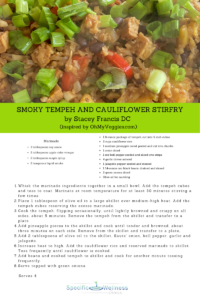 Recipe of Smoky Tempeh and Cauliflower Stir Fry